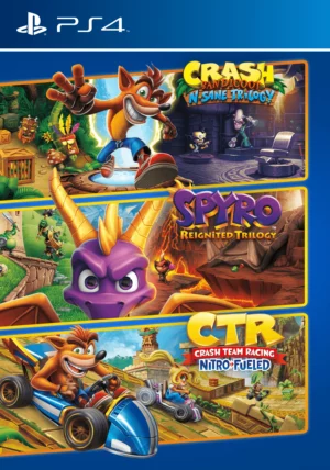 Crash™ + Spyro™ Triple Play Bundle (لغة عربية)