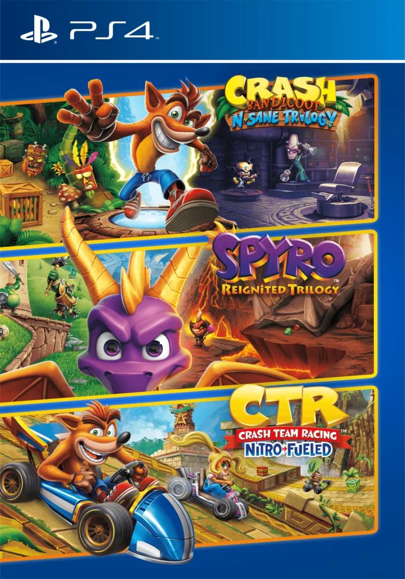 Crash™ + Spyro™ Triple Play Bundle (لغة عربية)
