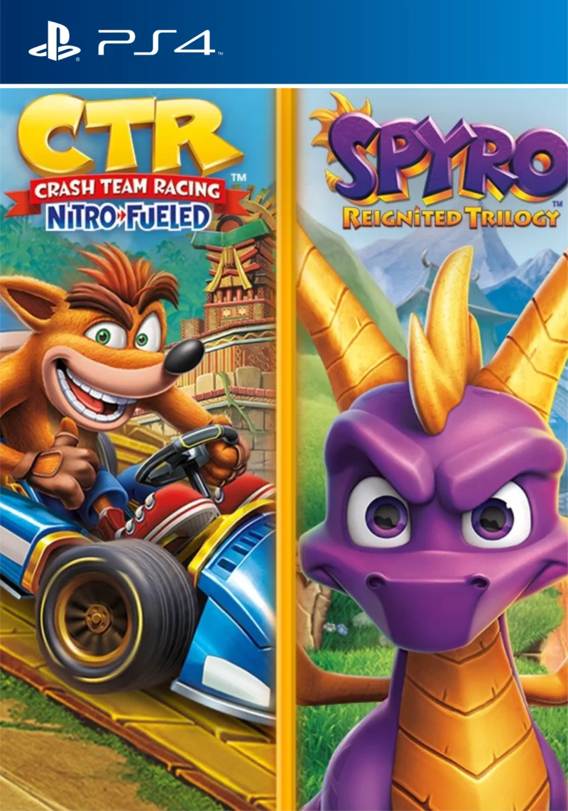 Crash™ Team Racing Nitro-Fueled + Spyro™ Game Bundle (لغة عربية)