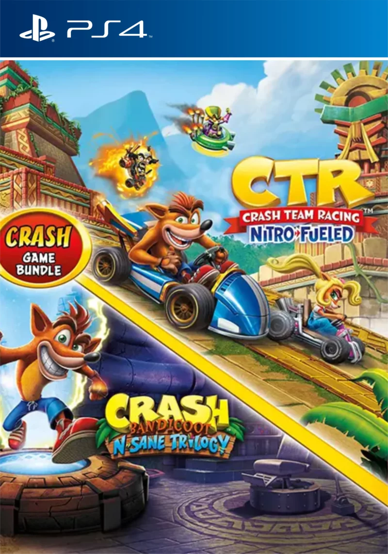 Crash Bandicoot™ Bundle - N. Sane Trilogy + CTR Nitro-Fueled (لغة عربية)